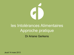 pptx - Dr Ariane Gerkens