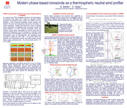 Modern phase-based ionosonde as a thermospheric