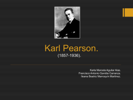Econometría, Karl Pearson