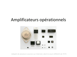 8-Amplificateurs opérationnels