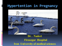 Hypertention in Pregnancy