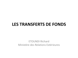 les transferts de fonds - ACP Observatory on Migration