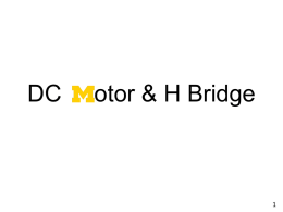 DC Motor and H Bridge