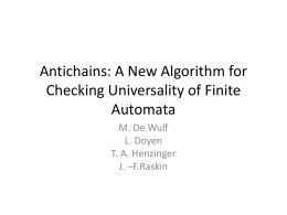 A New Algorithm for Checking Universality of Finite Automata
