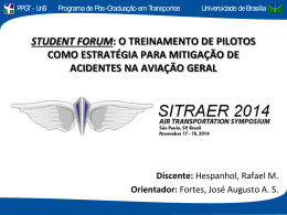 Aviação Geral - Sitraer 2014