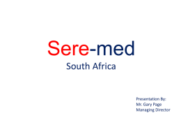 AED Situation in South Africa