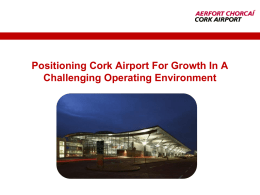 Kevin Cullinane, Marketing Manager,Cork Airport