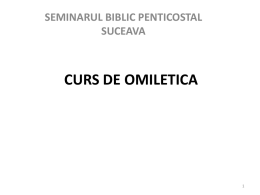 CURS DE OMILETICA