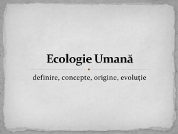 EcoUmana-Curs1-Definitie-concepte-curente