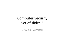 Lecture slides