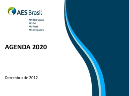 AES Sul - Agenda 2020