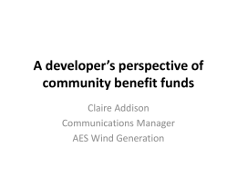 Claire Addison - Foundation Scotland