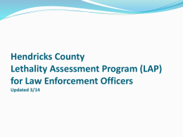 Lethality Assessment Program Power Point