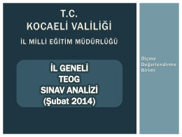 PowerPoint Sunusu - Başiskele İl&ccedil;e Milli Eğitim M&uuml;d&uuml;rl&uuml;ğ&uuml;