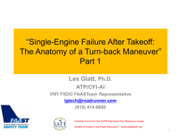 *Single-Engine Failure After Takeoff: The Anatomy of a Turn