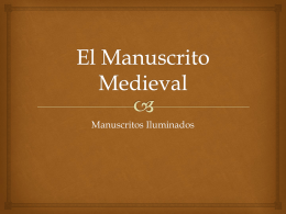 El Manuscrito Medieval - USMA, Escuela de Diseño