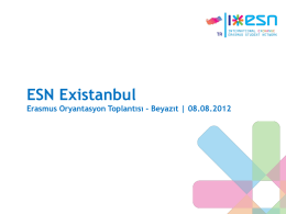 ESN Existanbul - İstanbul Üniversitesi