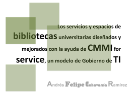 Los servicios y espacios de bibliotecas universitarias - e-LIS