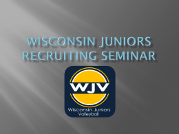 Wisconsin Juniors Recruiting 2013