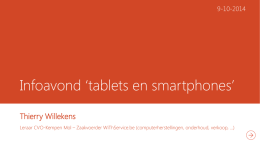 Infoavond `tablets en smartphones klik op de link