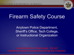 Firearm Safety Course