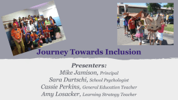Journey Towards Inclusion Presenters