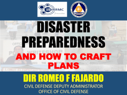 Disaster Preparedness and How to Craft Plans