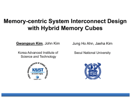 Memory-centric System Interconnect Design with Hybrid Memory