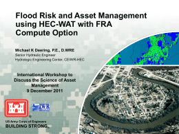 Flood Risk and Asset Management using HEC