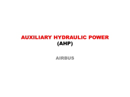 HYDRAULIC POWER TRANSFER (HPT)