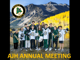 2014-15 AJH Annual Meeting
