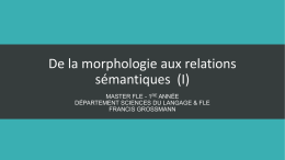 les mots construits