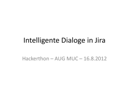 Intelligente Dialoge in Jira