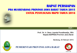 selengkapnya.. - Bappeda Jabar - Pemerintah Provinsi Jawa Barat