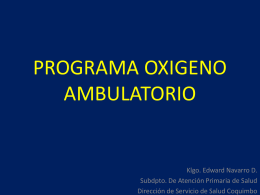 1. Presentacion POA... - Servicio de Salud Coquimbo