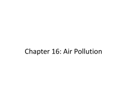 Chapter16:Air Pollution