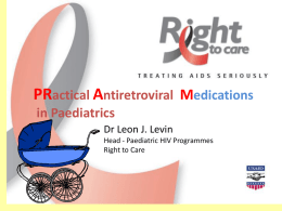 leon levin SAPRAA presentation Nov 2011