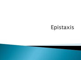 Epistaxis - Mededcoventry.com