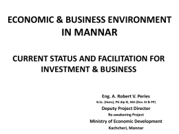 ECONOMIC & BUSINESS ENVIRONMENT IN