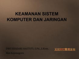 keamanan sistem komputer dan jaringan