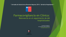 Farmacovigilancia en Clínica: Relevancia en el seguimiento de AM