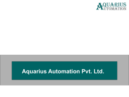 Company Profile - aquarius automation