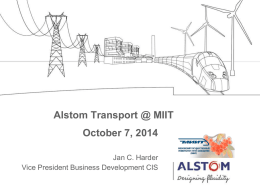 Alstom Transport strategy