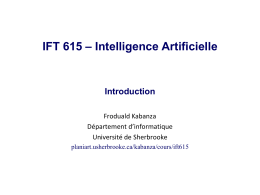 IFT 615 - Introduction - PLANIART