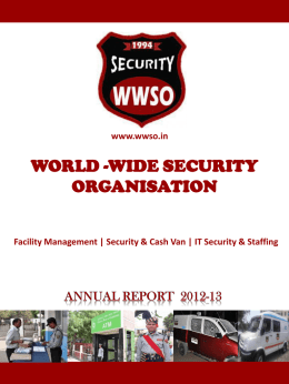 to - World Wide Security Organization