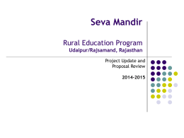 2014 Proposal - Asha for Education