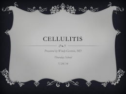 Cellulitis - UNM Internal Medicine Resident Wiki