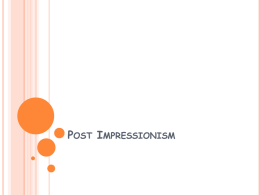 Post Impressionism - Art Teachers` Association of Ireland