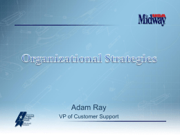 Organizational Strategies