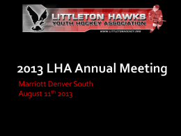 2013 LHA Annual Meeting